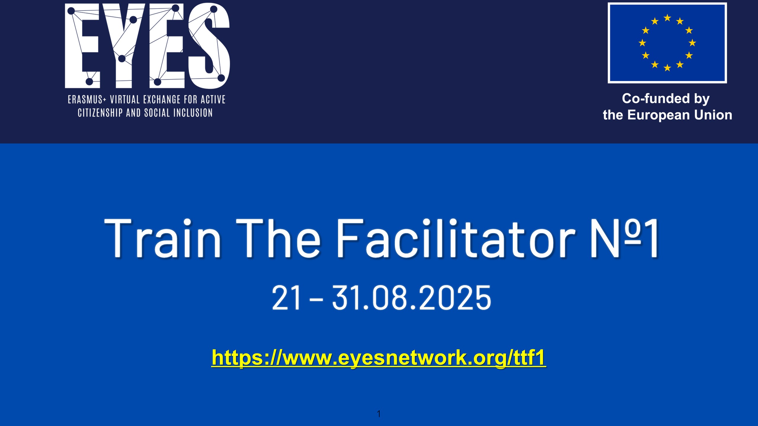Train The Trainer – Facilitator Nº 1